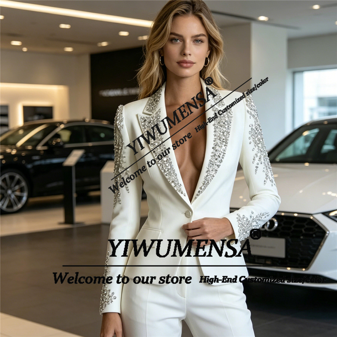 ชุดสูทผู้หญิงหรูหรา 2 ชิ้น ประ - Women Formal Wear Outfits บทวิจารณ์และราคา