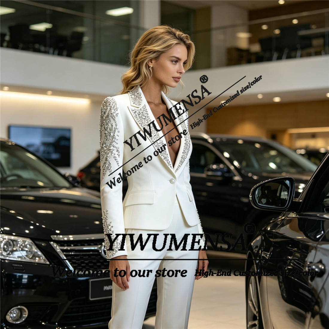 ชุดสูทผู้หญิงหรูหรา 2 ชิ้น ประ - Women Formal Wear Outfits บทวิจารณ์และราคา