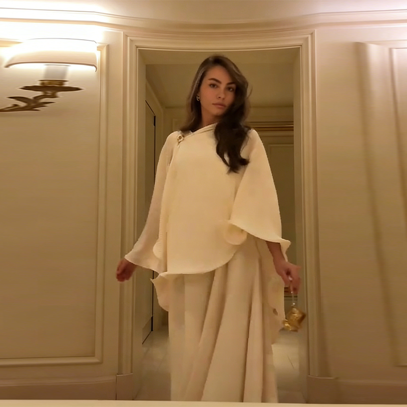 ชุดเดรสผ้าคลุมไหล่สไตล์โรแมนติ - Women Formal Wear For Party บทวิจารณ์และราคา