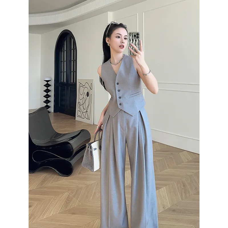 ชุดเสื้อกั๊กแขนกุดและกางเกงขาย - Women'S Formal Wear Suits บทวิจารณ์และราคา