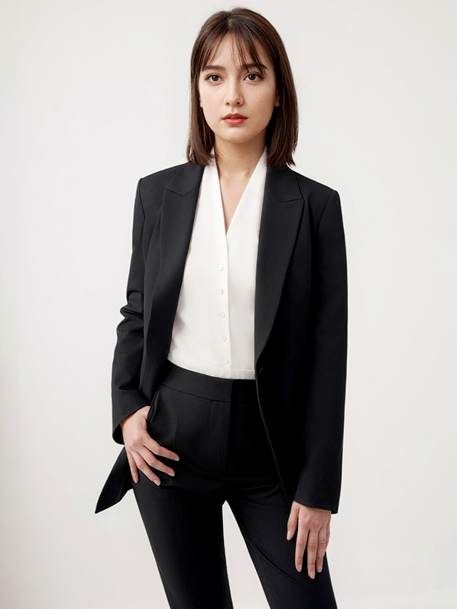 ผู้หญิงชุด Blazer กางเกง Offic - Women Formal Wear For Party บทวิจารณ์และราคา