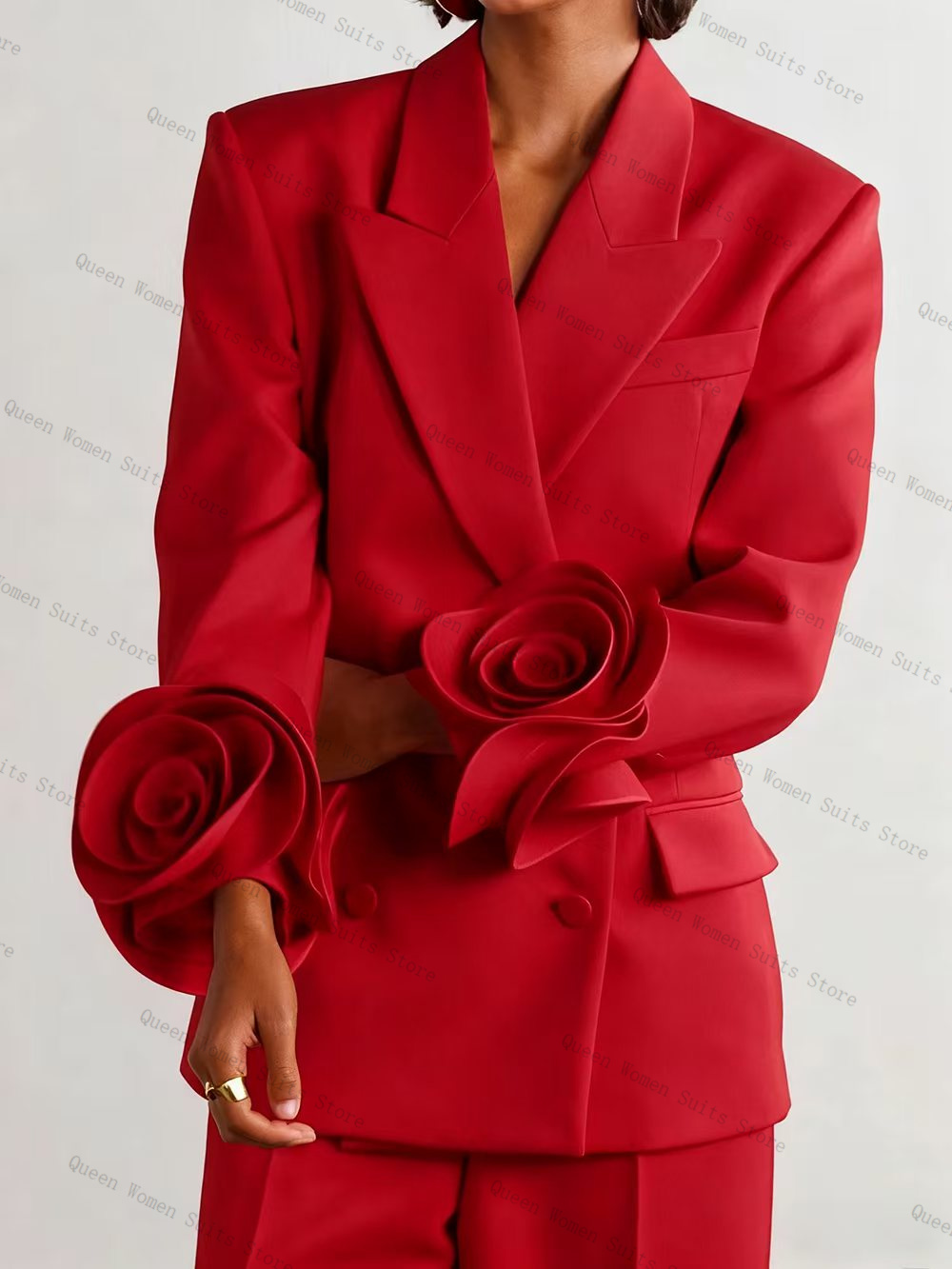 ชุดสูทผู้หญิงสีแดงสุดหรู 2 ชิ้ - Women'S Red Formal Wear บทวิจารณ์และราคา