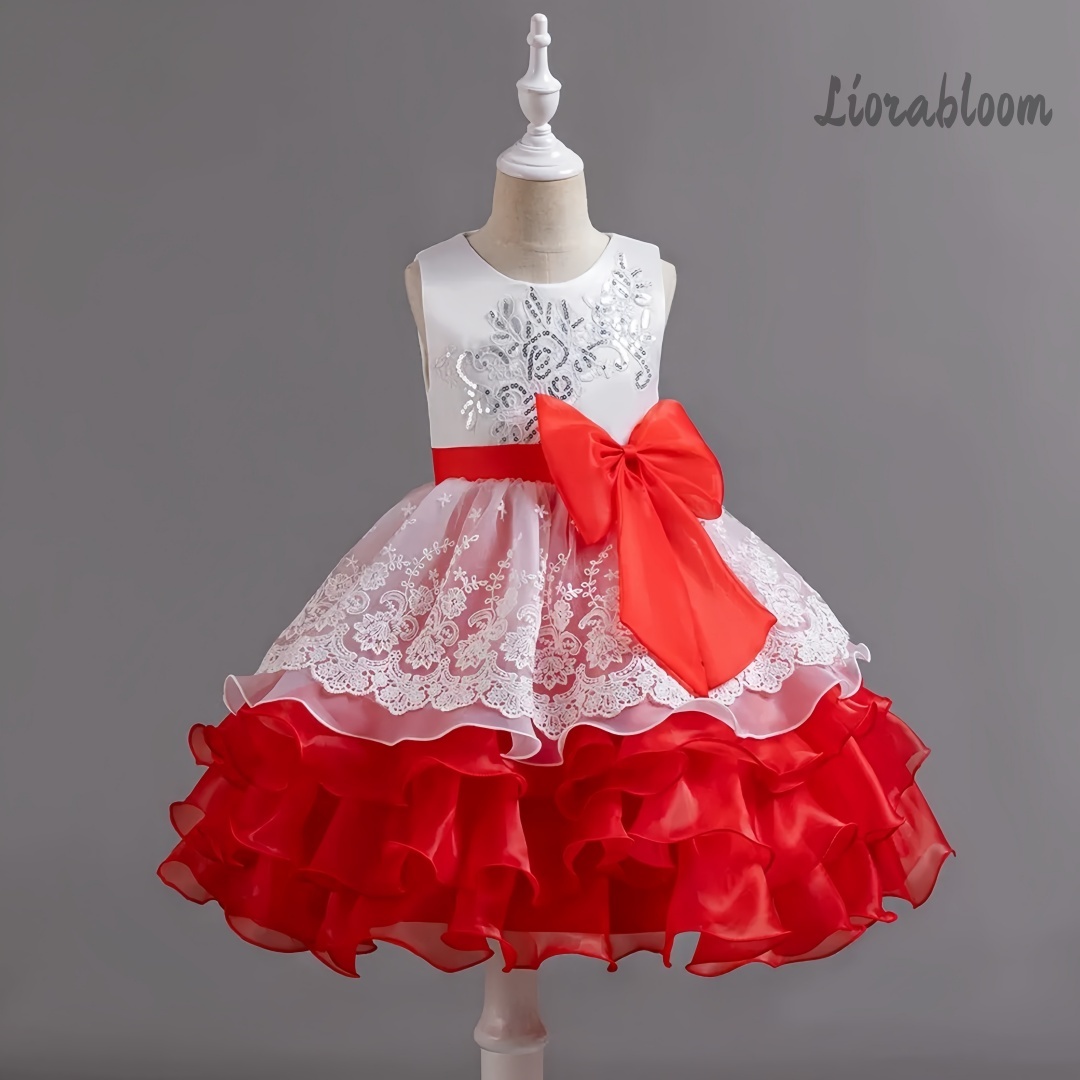 ชุดเดรสเด็กผู้หญิงพร้อมโบว์ขนา - Women Formal Wear For Party บทวิจารณ์และราคา