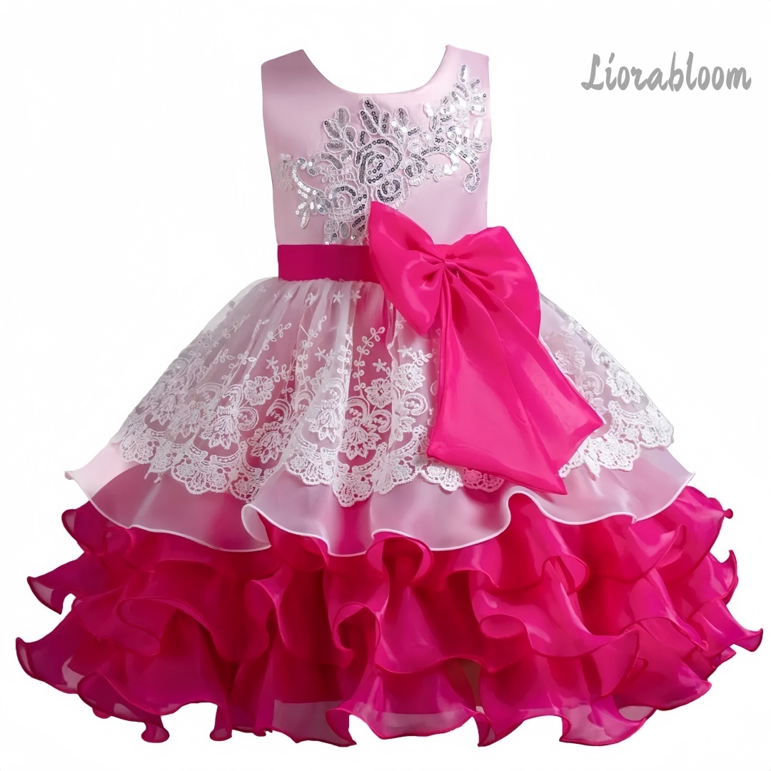 ชุดเดรสเด็กผู้หญิงพร้อมโบว์ขนา - Women Formal Wear For Party บทวิจารณ์และราคา