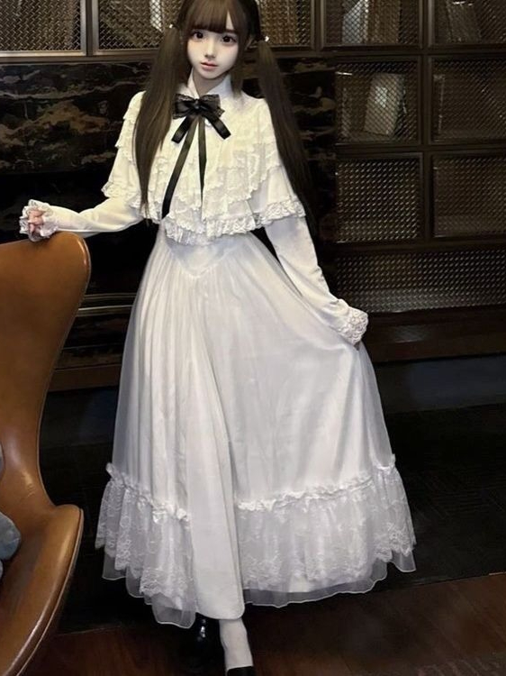 ชุดเดรสลูกไม้แขนสั้นสไตล์ญี่ปุ - Women Formal Wear Outfits บทวิจารณ์และราคา