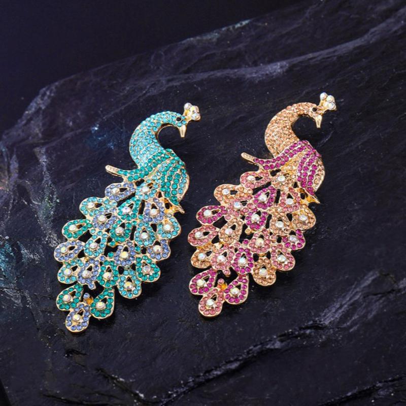 เข็มกลัดรูปนกยูงสุดหรูสำหรับผู - Women Formal Wear Look บทวิจารณ์และราคา
