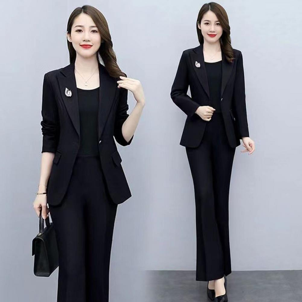 ชุดสูทผู้หญิง 2 ชิ้น/เซ็ต เสื้ - Women'S Formal Wear Suits บทวิจารณ์และราคา