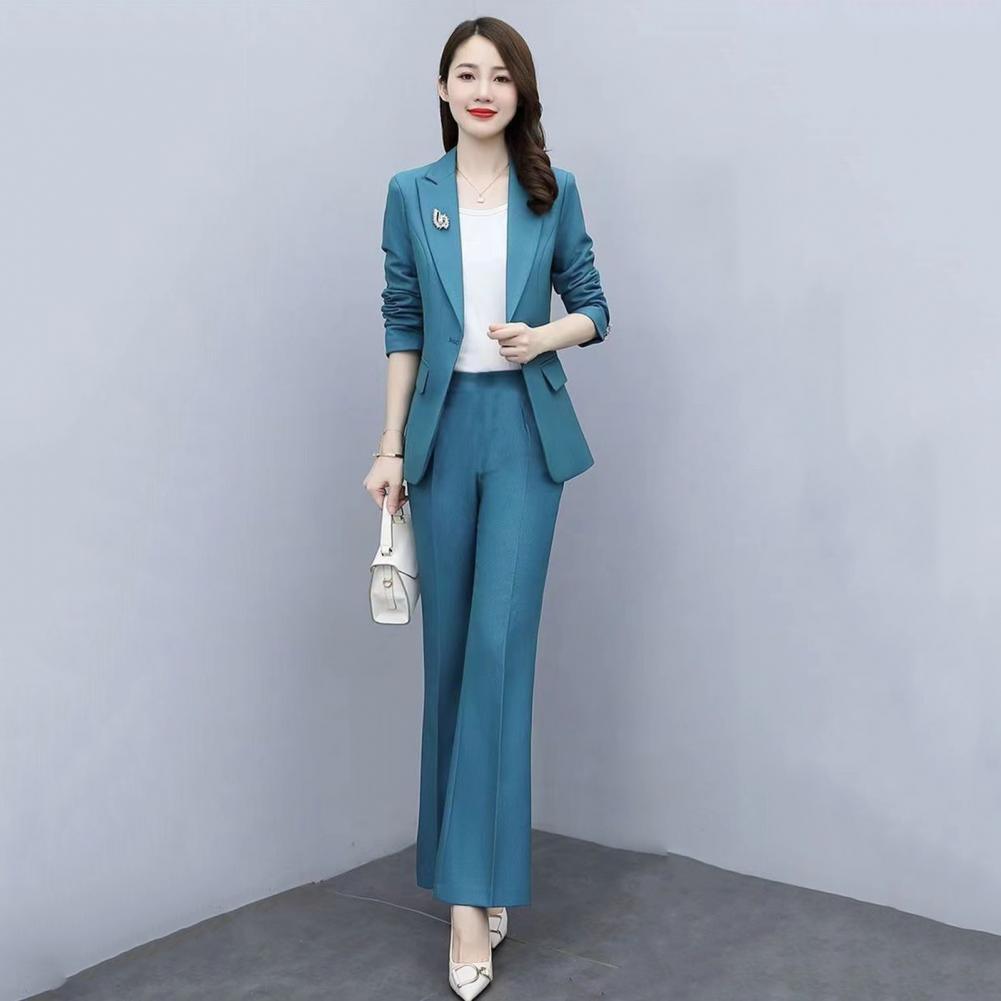 ชุดสูทผู้หญิง 2 ชิ้น/เซ็ต เสื้ - Women'S Formal Wear Suits บทวิจารณ์และราคา