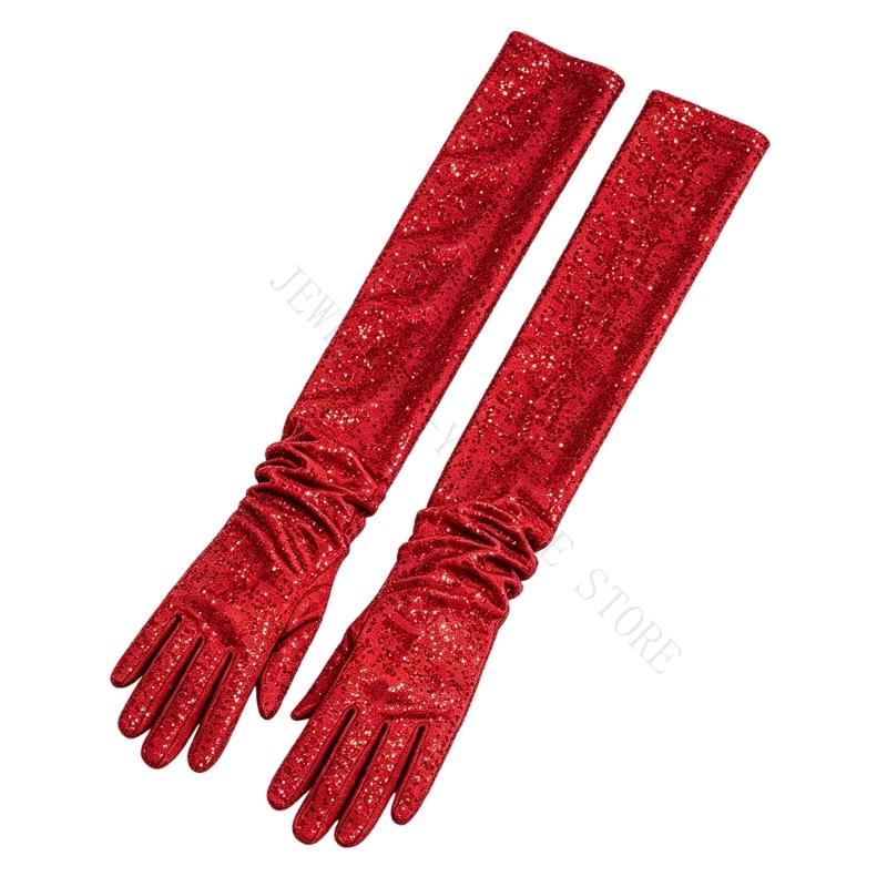 R7UF ถุงมือตกแต่ง ถุงมือปลายแข - Women Formal Wear Look บทวิจารณ์และราคา